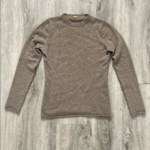 J. Crew Women’s Taupe Crewneck Cashmere Sweater